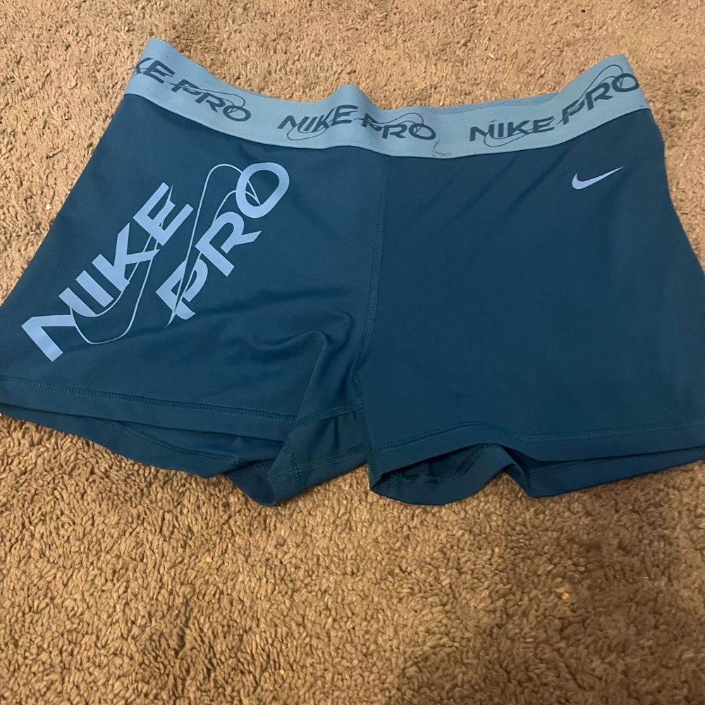Nike Pro Dri-FIT Blue Shorts